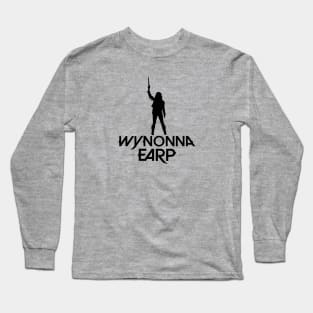 Wynonna Earp Silhouette - Black Long Sleeve T-Shirt